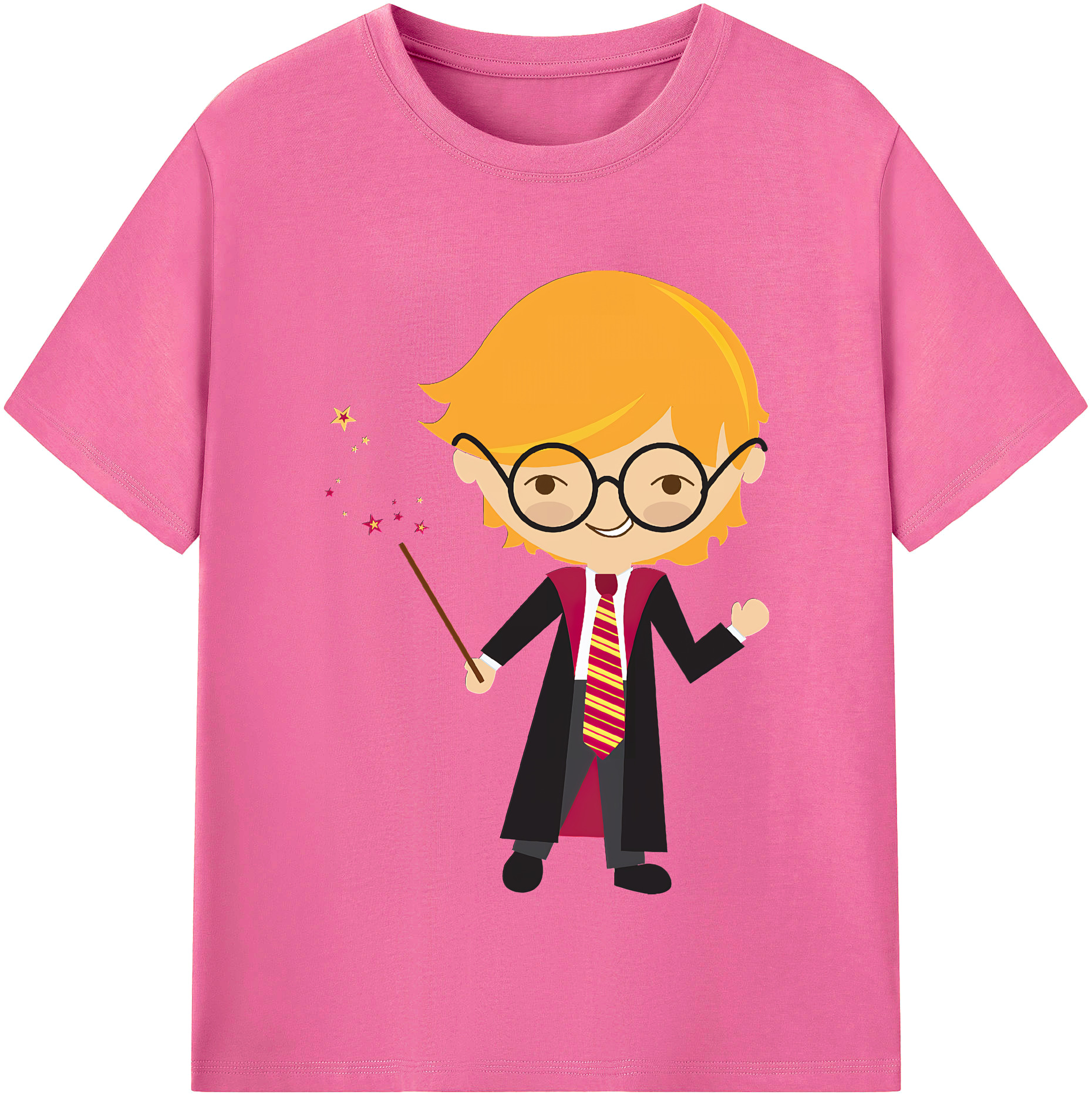 （画像用） Harry Potter ハリー・ポッターシリーズ レディースカジュアルプリントTシャツ（綿100％）